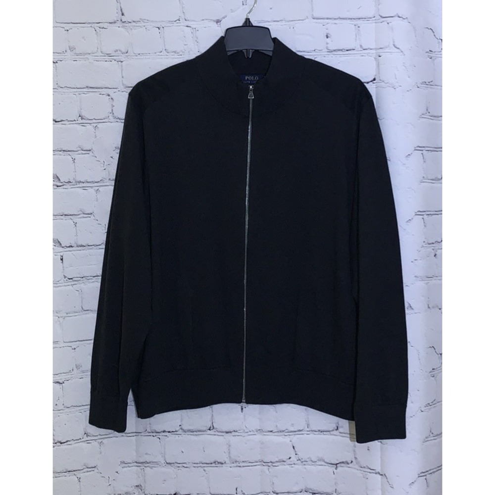Polo Ralph Lauren  Mockneck Jacket Mens 3XB Full-Zip Grey Heather Track Bomber